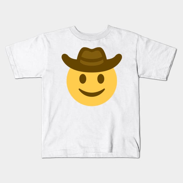 Cowboy Emotion Kids T-Shirt by rayanammmar